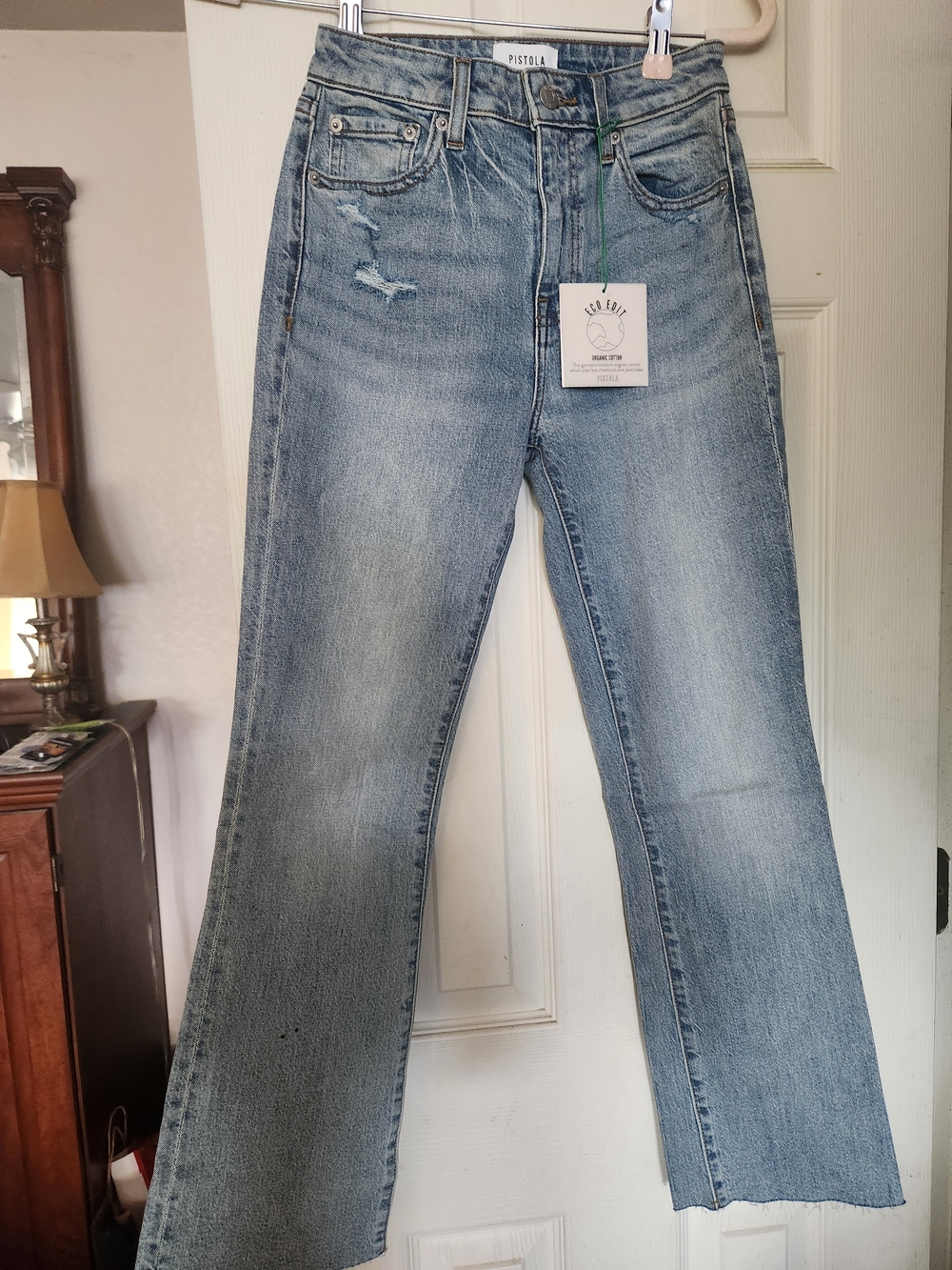 pistola Light Blue Boot Cut Jeans